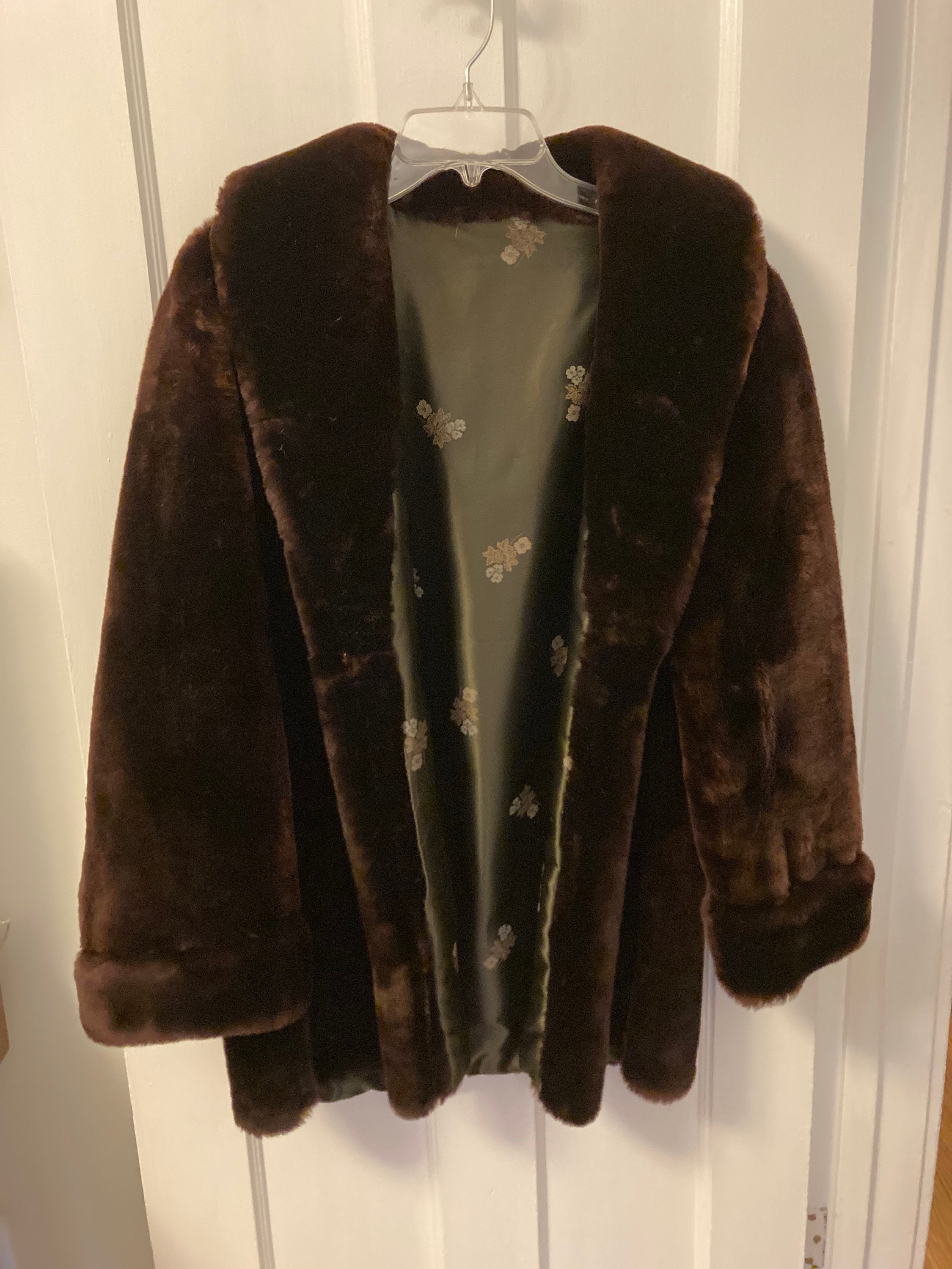 Mouton Fur Coat - Etsy