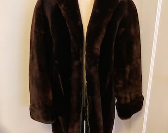 Mouton Fur Coat - Etsy