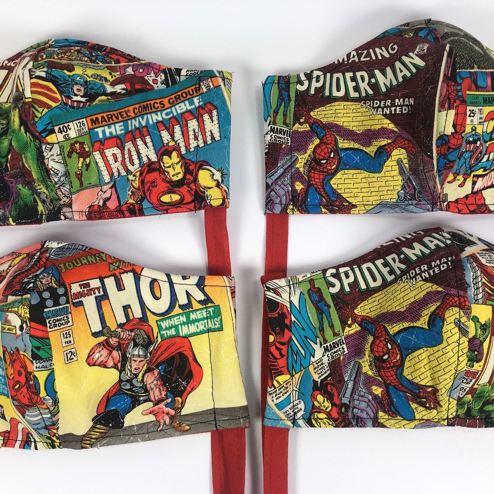 Mavel comics face masks