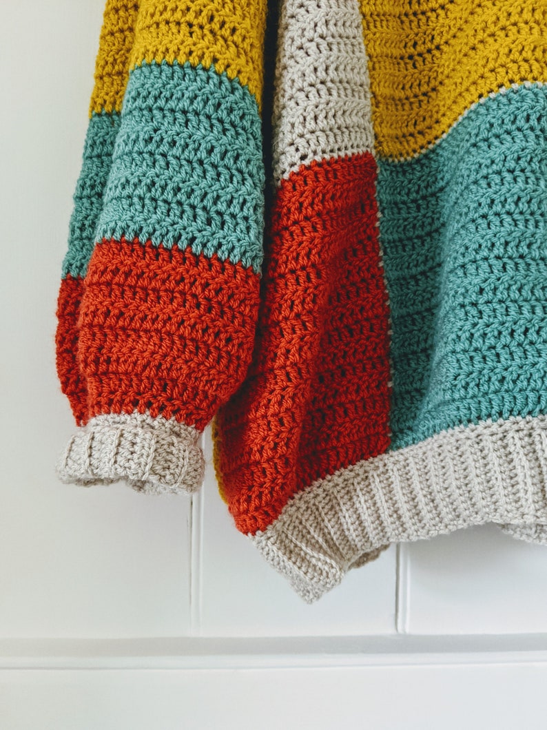 alaska crochet patchwork sweater