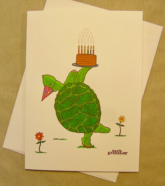 Grateful Dead Birthday Card. Dancing Terrapin. Regular size | Etsy