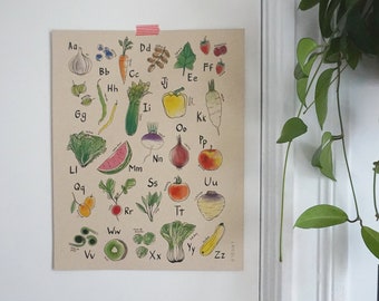 Fruits & Veggies Alphabet (in French) - KRAFT