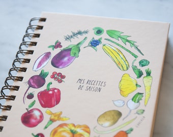 Seasonal Recipe Notebook (in French only, made in Québec)