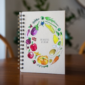 Seasonal Recipe Notebook in French only, made in Québec image 8