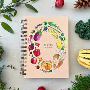 Seasonal Recipe Notebook in French only, made in Québec image 2