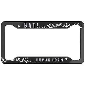 WWDITS Bat License Plate Frame Shadows Nadja Laslo Nandor Goth Car Accessories Car Decor Gothic Horror Halloween Licence What We Do Vampire