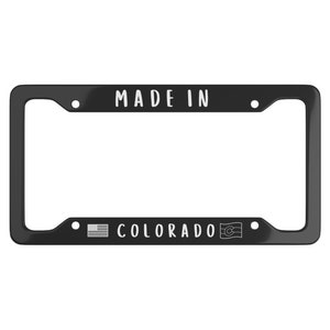 Made in Colorado License Plate Frame Mountains USA Dad Grandpa Patriot Proud US State License Plate Souvenir