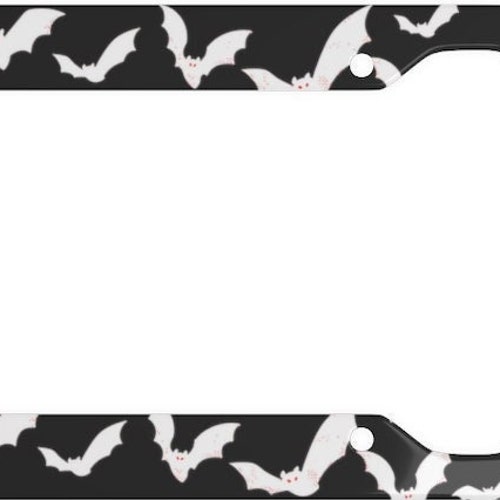 Bat License Plate Frame Goth Car Accessories Goth Car Decor Etsy