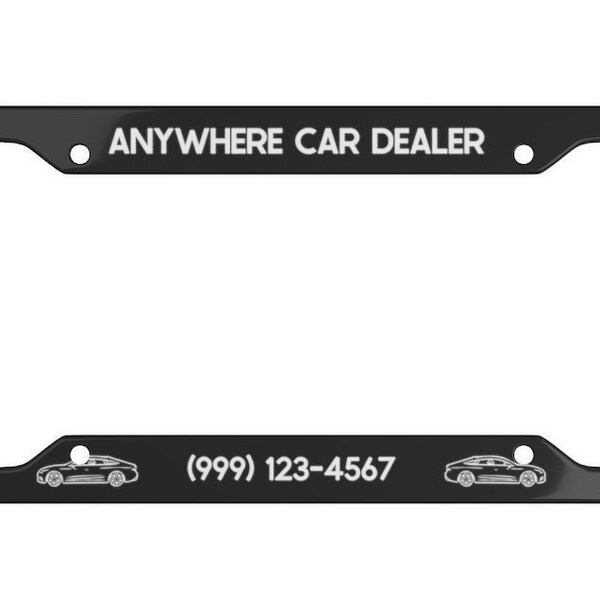 Dealer License Frame Etsy