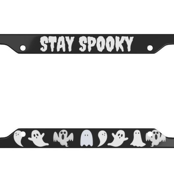 Black License Plate Frame Gothic Etsy