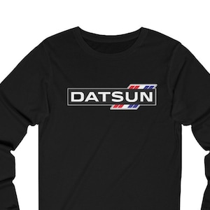 Datsun Jersey Long Sleeve Tee Shirt Logo JDM Car Acessories for Men Women 510 610 240z 280z 260z 720 620