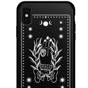 Tarot Phone Case Pattern Cute Goth Tarot Card Phone Case 10 11 12 13 14 Witch Witchy Max Pro Tarot Deck Boho Phone Case Halloween Phone