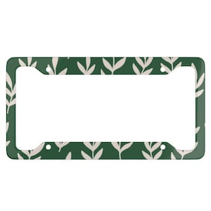 Blatt-Dschungel-Nummernschild-Rahmen Blumen-Nummernschild-Rahmen Blätter-Nummernschild-Rahmen Regenwald Geschenk für Lehrer Botaniker Monstera