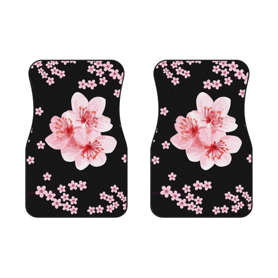 Sakura Cherry Blossom Car Floor Mats Sakura Car Accessories