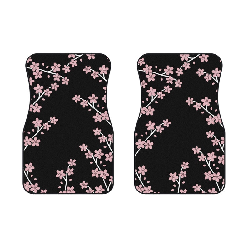 Cute Cherry Blossom Car Floor Mats Car Mats Sakura Car Etsy