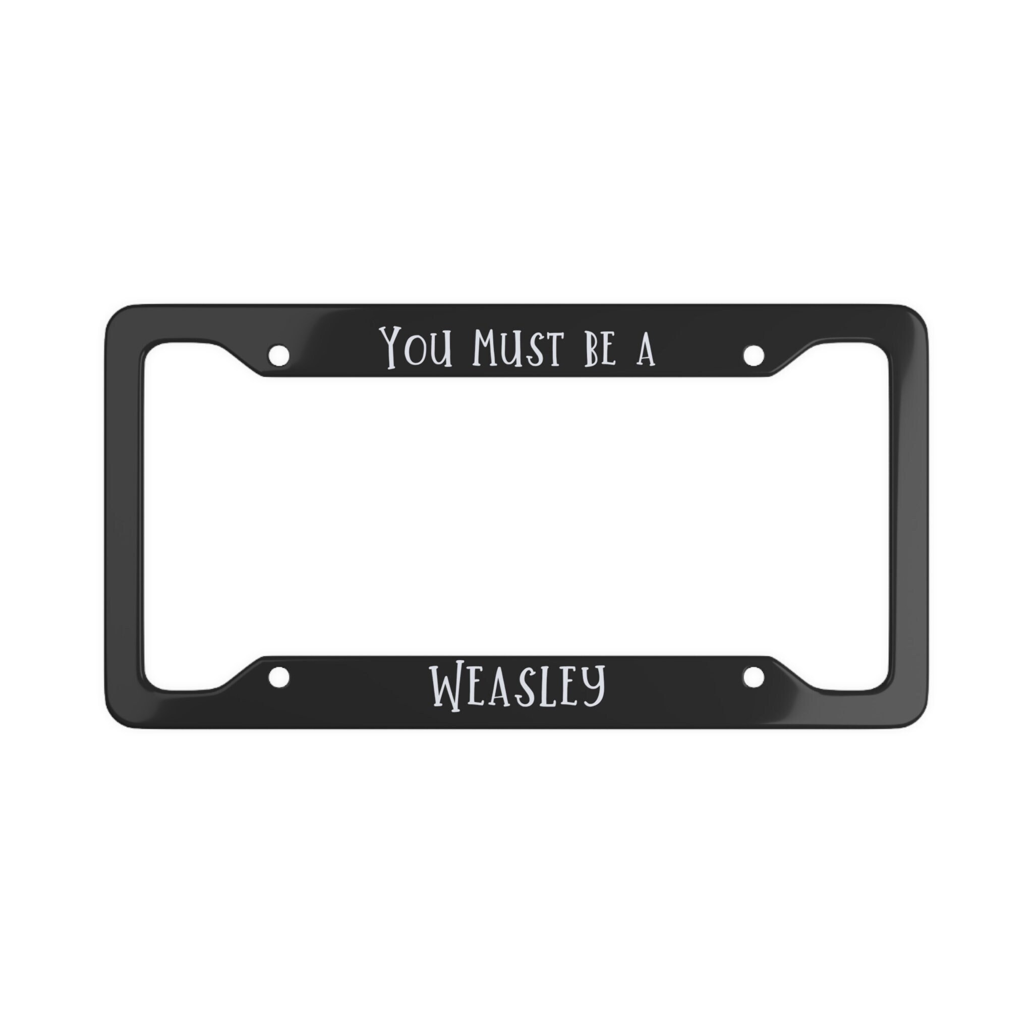 HOGWARTS WTCHCRAFT AND WZARDRY HARRY POTTER Fans Chrome Lcense Plate