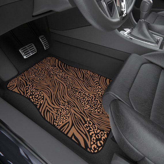 Cheetah car mats deals