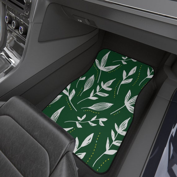 Jungle Leaf Car Floor Mats Car Accessories for Women Car Mats Car