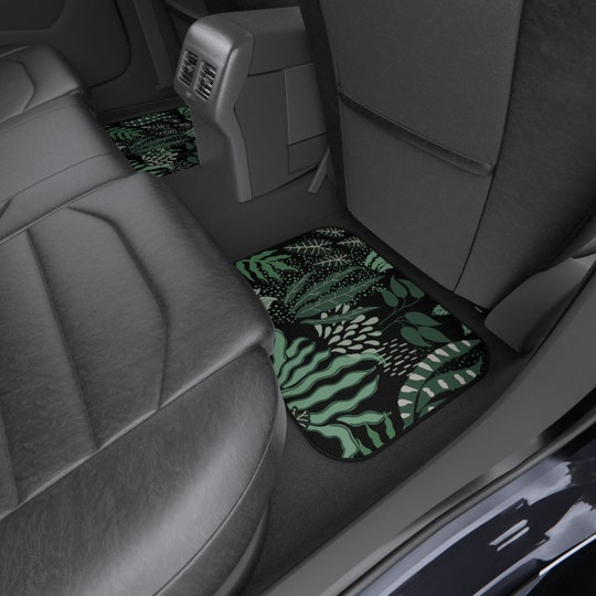 Disover Floral Car Floor Mats, Jungle Floor Mats Floral Car accessories