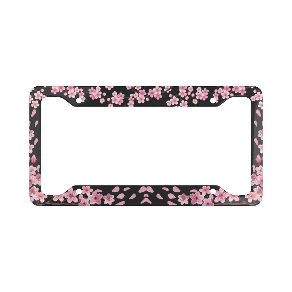 Cherry Blossom License Plate Frame Kawaii License Plate Frame Etsy
