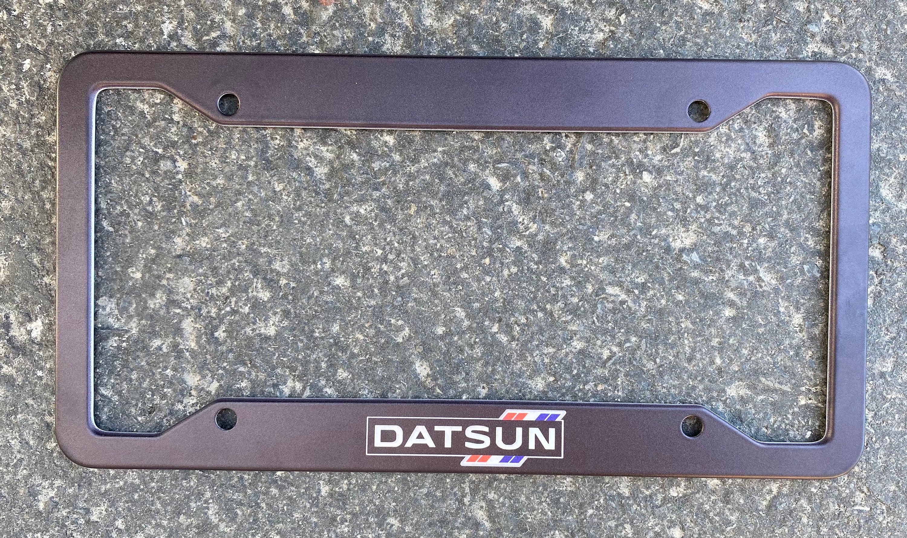 DAIHATSU Genuine License Plate Rims - Plated License Plate Frame Set Of 2 (OEM Quality)