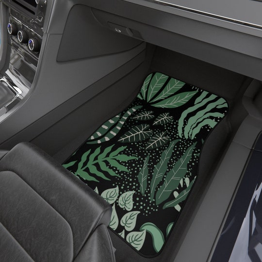 Disover Floral Car Floor Mats, Jungle Floor Mats Floral Car accessories