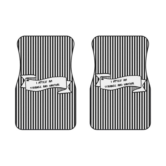 Beetlejuice Goth Car Accessories Car Floor Mats Car Interior Decor