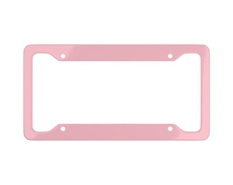 Pinkes Nummernschild-Rahmen-Autozubehör