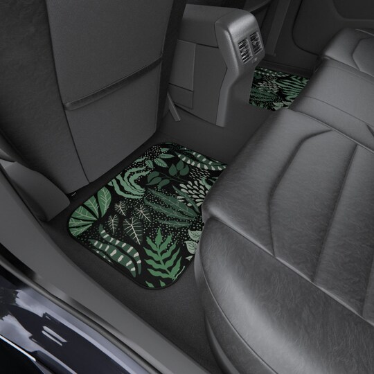Disover Floral Car Floor Mats, Jungle Floor Mats Floral Car accessories