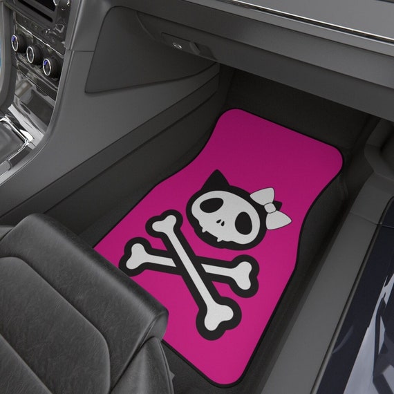 Buy Kawaii Car Floor Mats Cat Floor Mats Skull and Crossbones