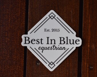 Best In Blue Logo Stickers