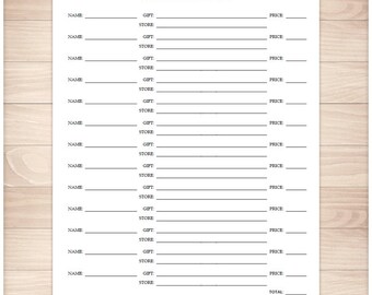 printable guest list rsvp