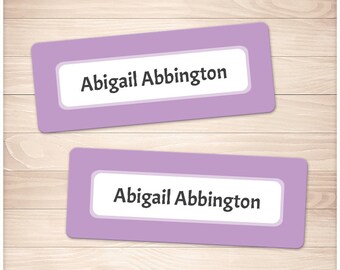 purple labels etsy