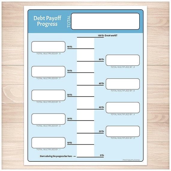 Free Debt Payoff Chart