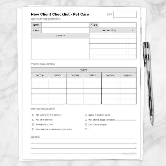 Pet Sitter Notes Template from i.etsystatic.com