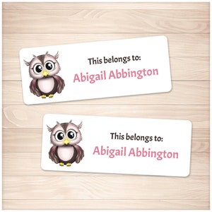 Printable Bee Name Labels For School Supplies Pink Etsy
