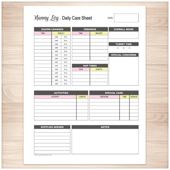 Printable Nanny Log - Day-to-day Toddler Treatment Sheet - Babysitter Caregiver Red Yellow Woman Youngster Treatment Monitoring Web page - PDF Prompt Obtain graphic about Free Printable Infant Daily Sheets called Printable Nanny Log - Everyday Newborn Treatment Sheet - Babysitter Caregiver Purple Yellow Female Little one Treatment Monitoring Web site - PDF Instantaneous Obtain