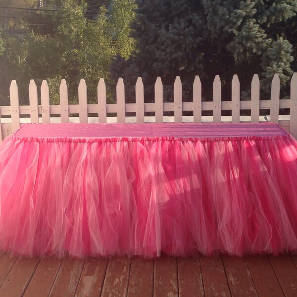 Tutu Table Skirt Etsy