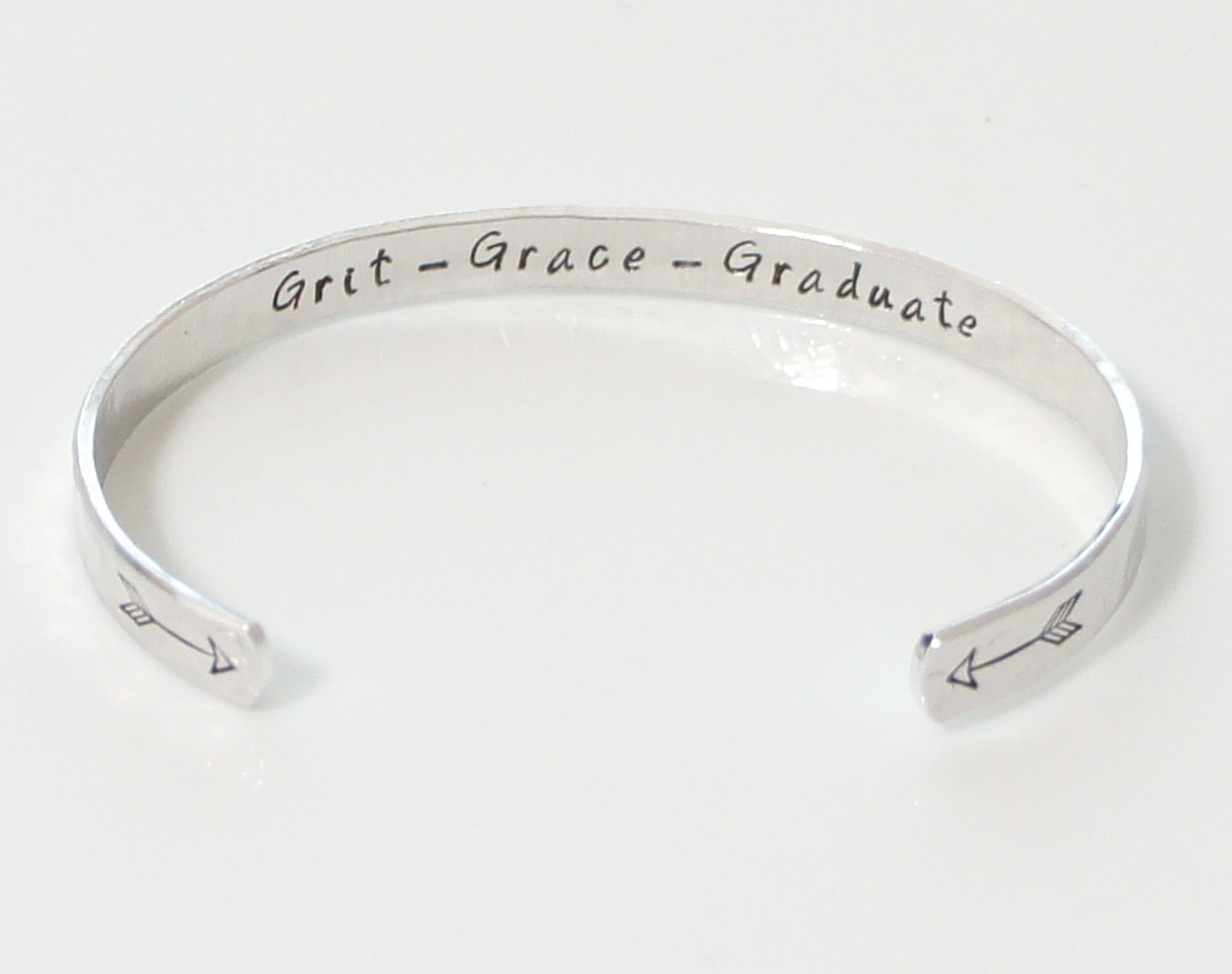 Grit and Grace Cuff Bracelet - Entrepreneur Jewelry - Gifts for Her
