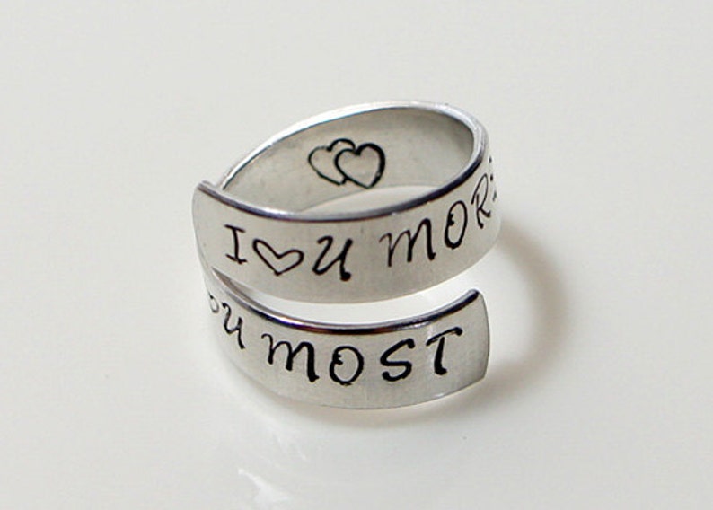 Valentin/'s Day Wife Gift I love you more I love you most Gift Under 20 Love Quote Girlfriend Gift Mom and Daughter Gift Mother/'s Day