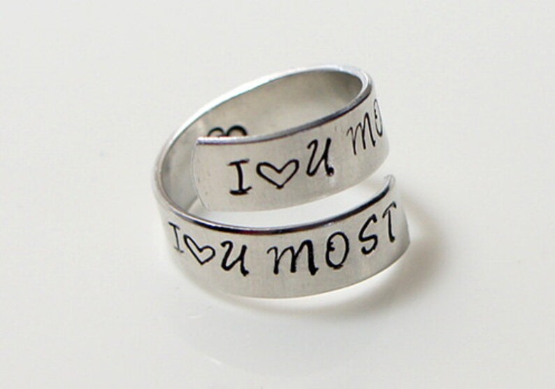 Valentin/'s Day Wife Gift I love you more I love you most Gift Under 20 Love Quote Girlfriend Gift Mom and Daughter Gift Mother/'s Day