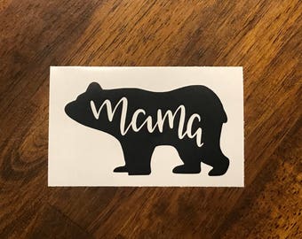 Mama Bear Decal - Etsy