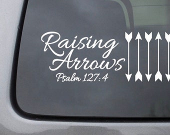 Raising Arrows Car Decal