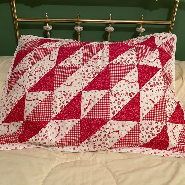 Quilted Pillow Shams Etsy