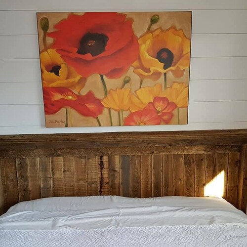 Stunning Authentic Barnwood Queen Headboard Etsy
