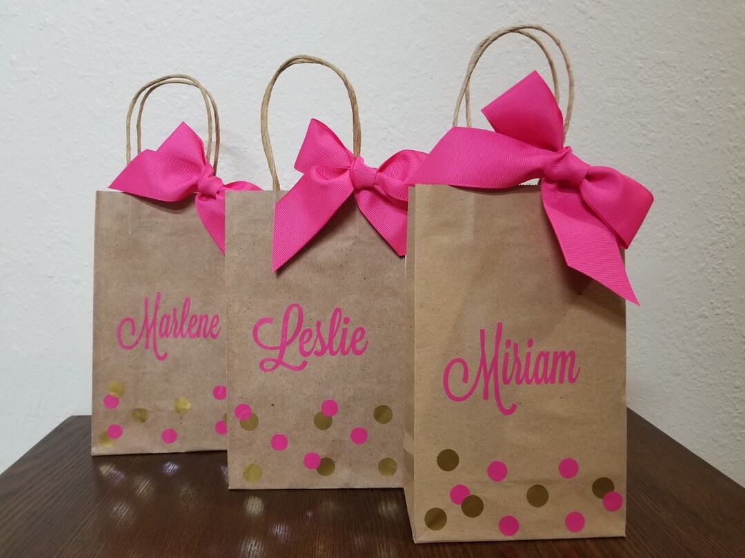 Personalized Gift Bags custom Name Gift Bag Custom Bags Etsy