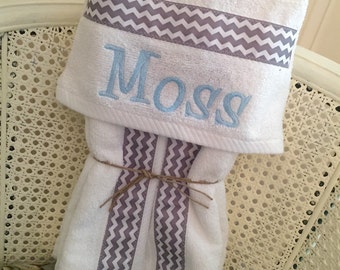 Hooded Baby Towel - Handmade personalized baby and toddler towel