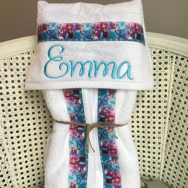 Frozen Towel Etsy