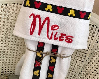 Hooded Baby Towel - Handmade personalized baby and toddler towel