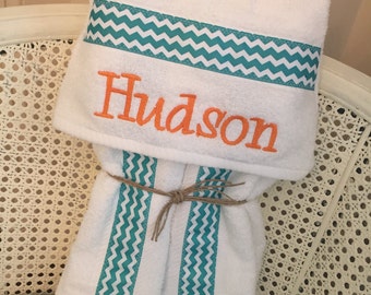 Infant Hooded Towel - Handmade personalized baby and toddler towel